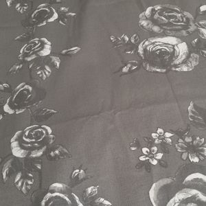 Ikea Home Decor fabric Inga Leo gray 2.4 yards